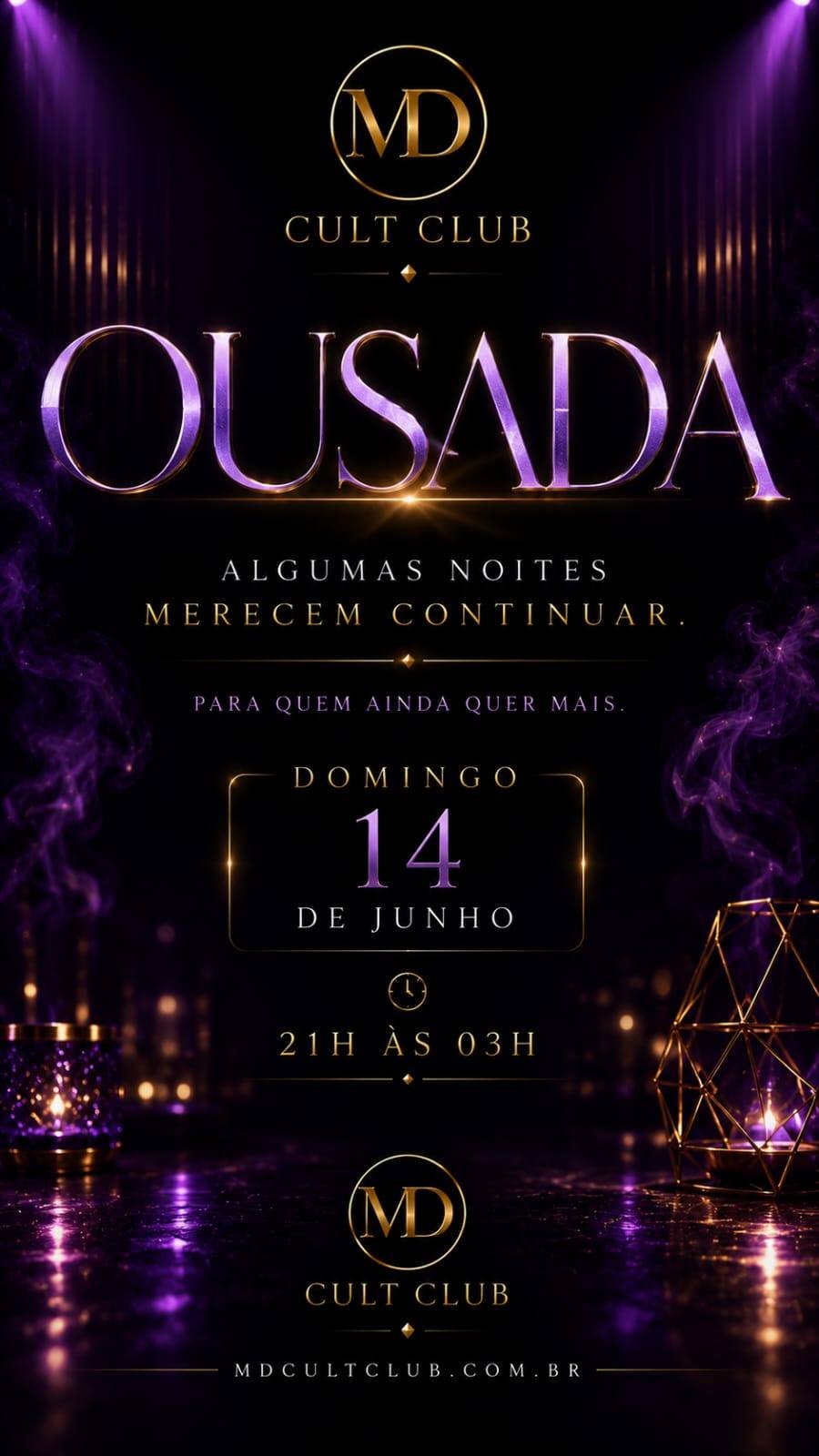 Cartaz do evento Domingo Ousada