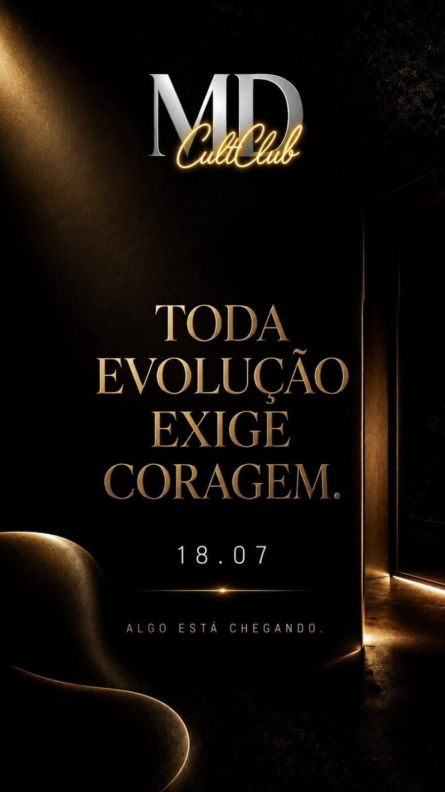Inauguração Oficial — Capítulo I · Toda evolução exige coragem