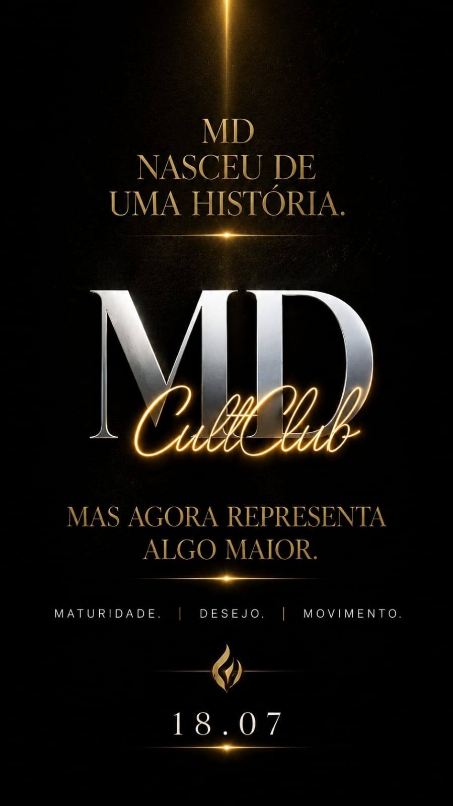 Inauguração Oficial — Capítulo III · MD — maturidade, desejo, movimento