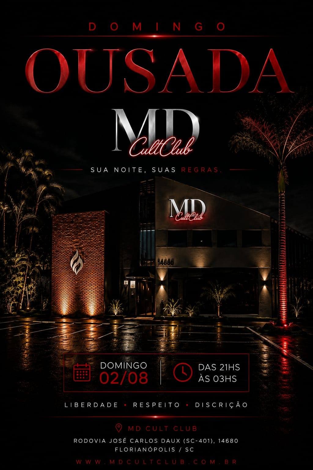 Cartaz do evento Domingo Ousada
