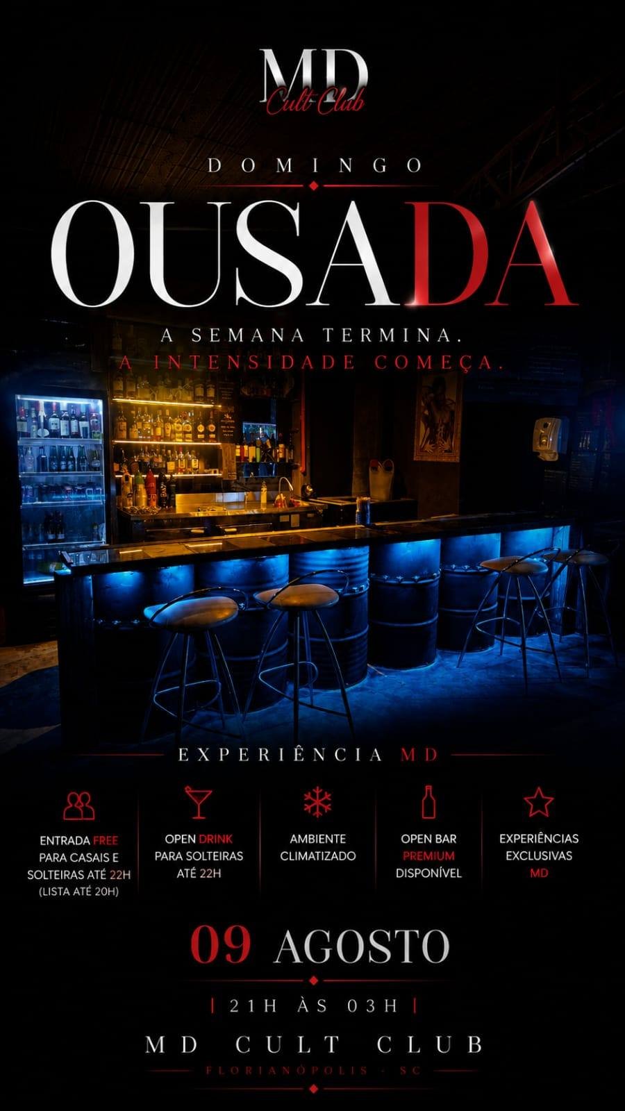 Cartaz do evento Domingo Ousada