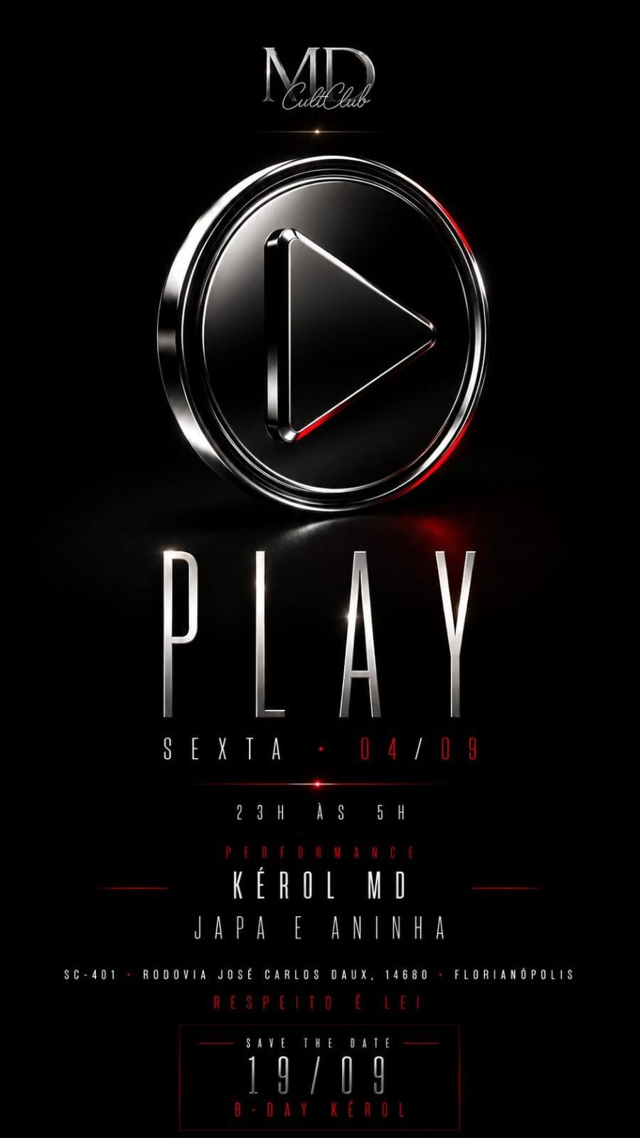 Cartaz do evento Sexta Play