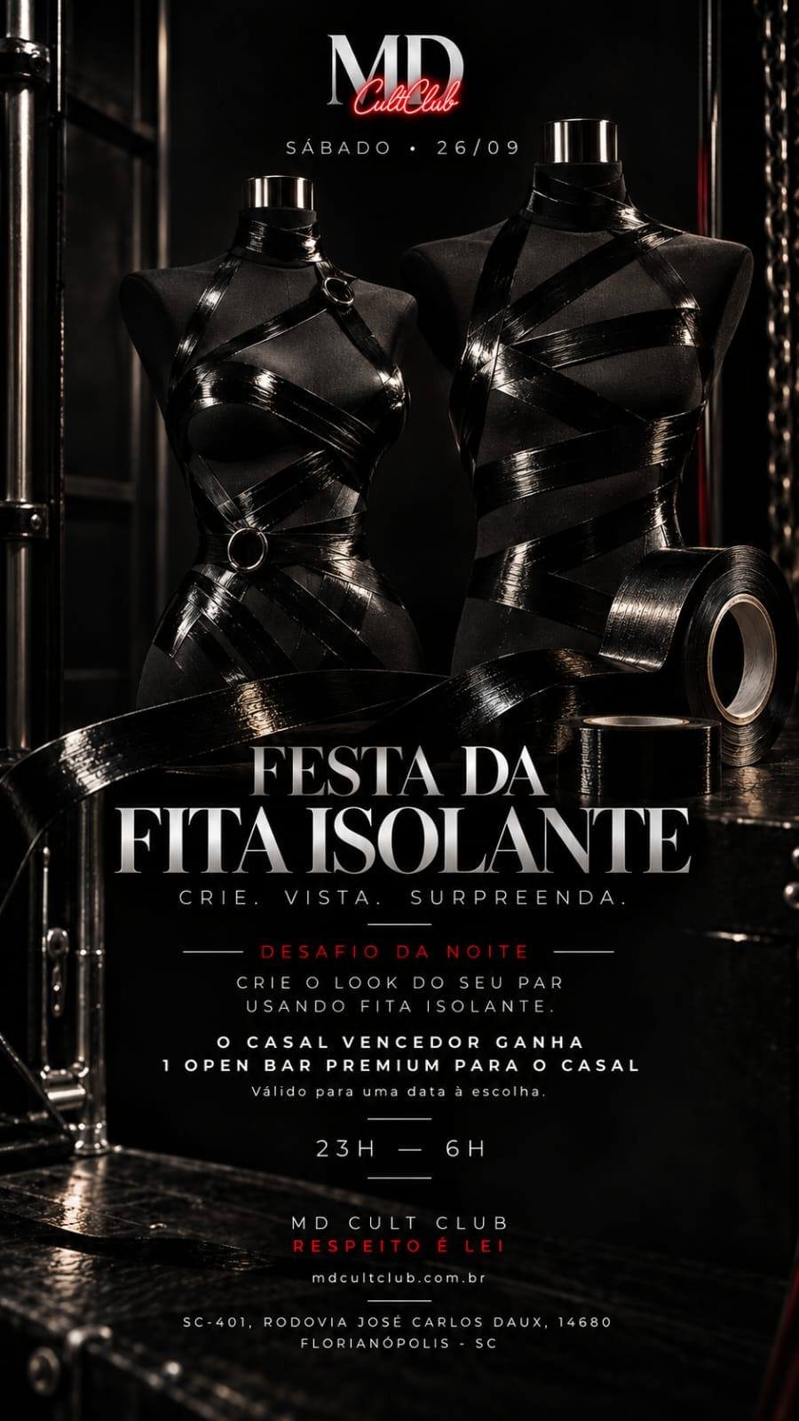 Cartaz do evento Festa da Fita Isolante
