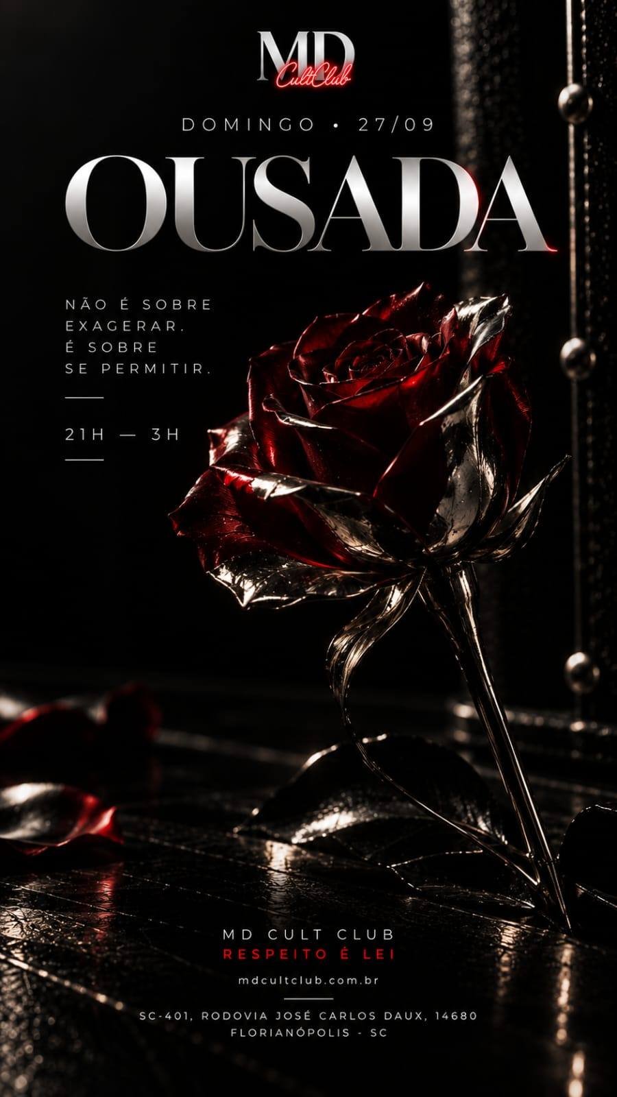 Cartaz do evento Domingo Ousada