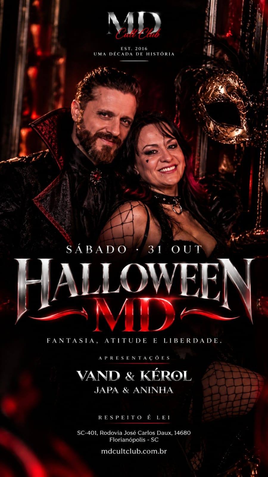 Cartaz do evento Halloween MD