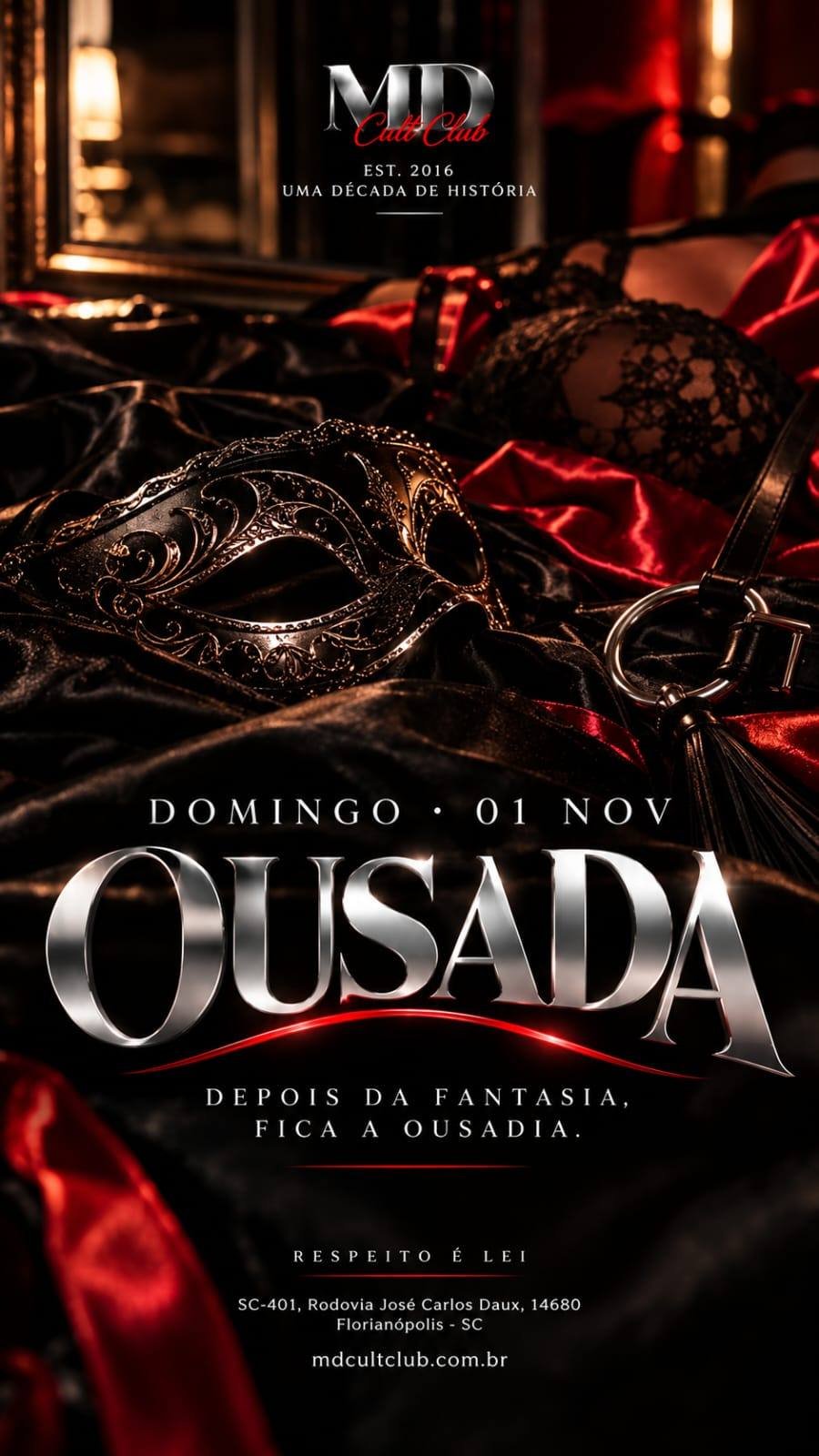 Cartaz do evento Domingo Ousada
