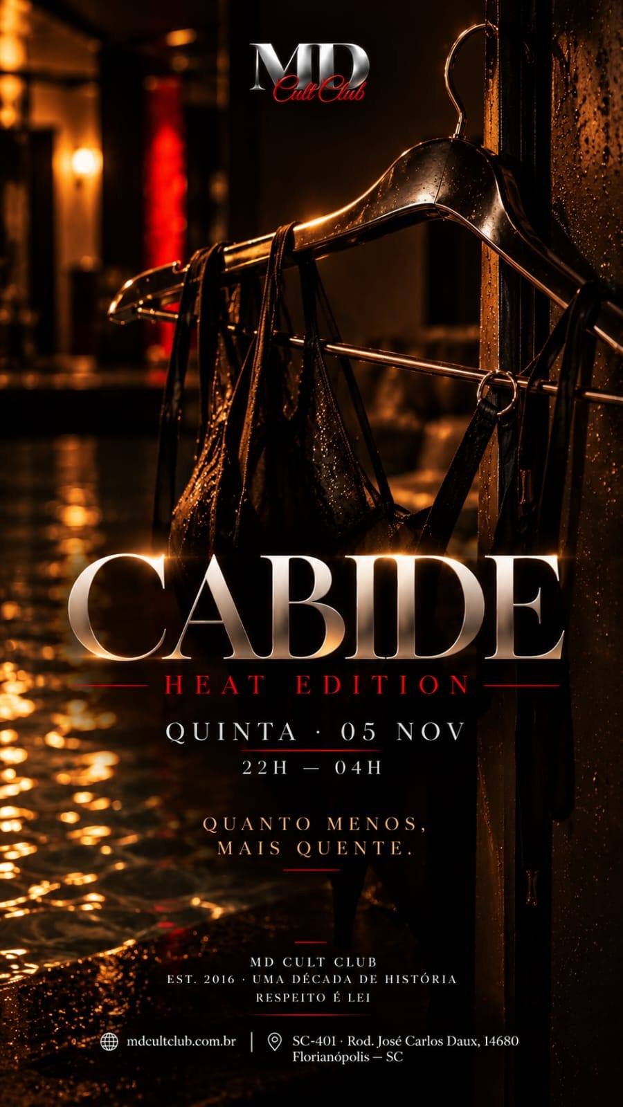 Cartaz do evento Quinta Cabide | Heat Edition