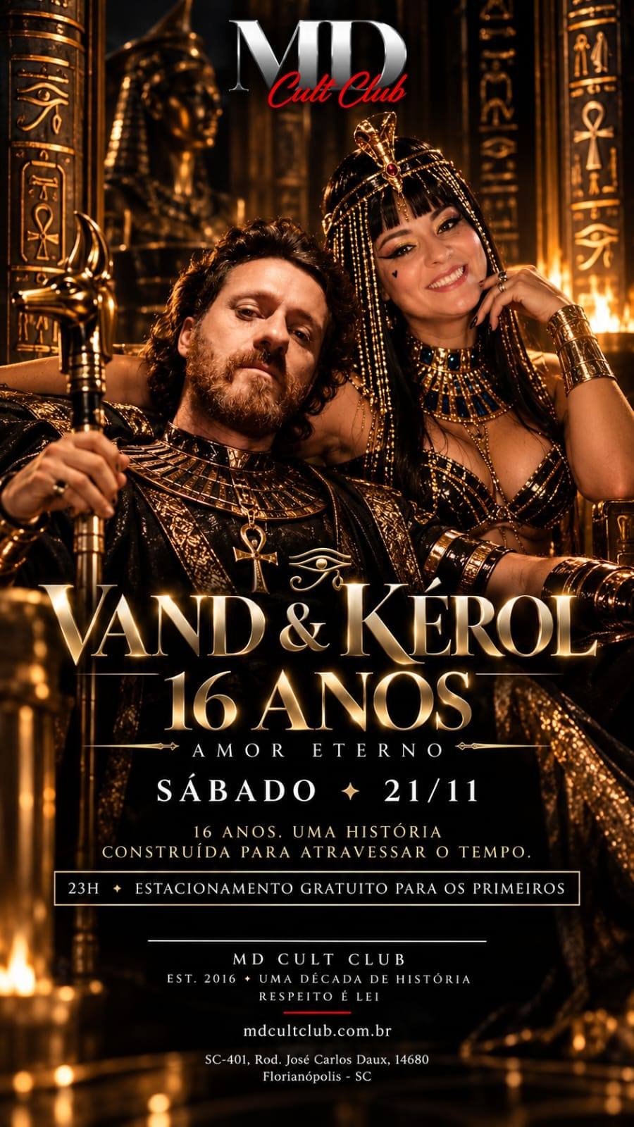 Vand & Kérol | 16 Anos — Vand & Kérol · 16 anos, amor eterno