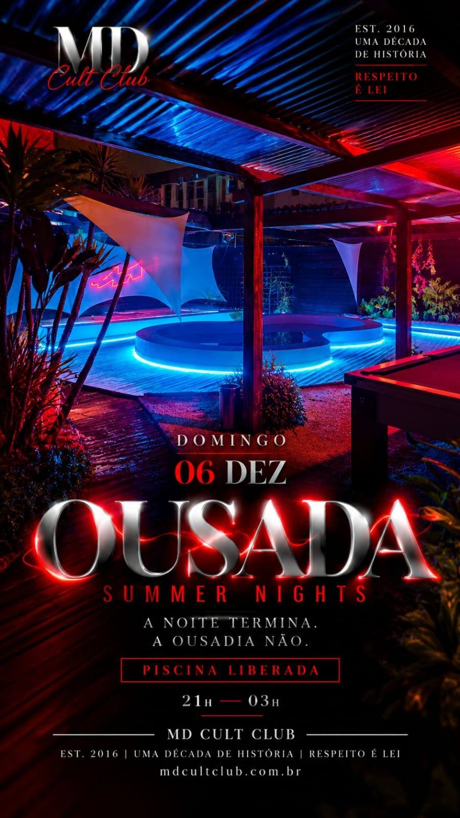 Cartaz do evento Ousada | Summer Nights