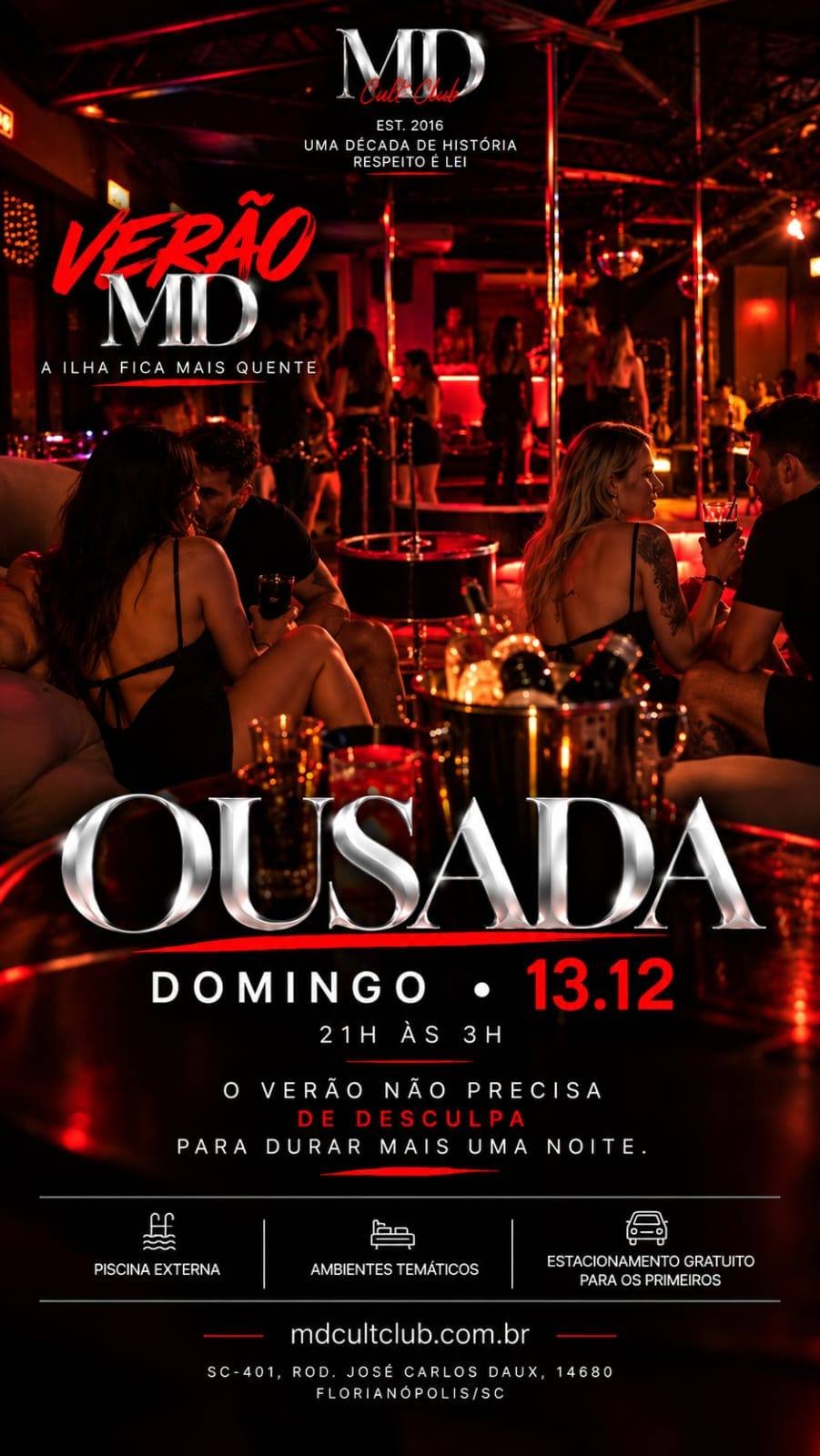 Cartaz do evento Domingo Ousada