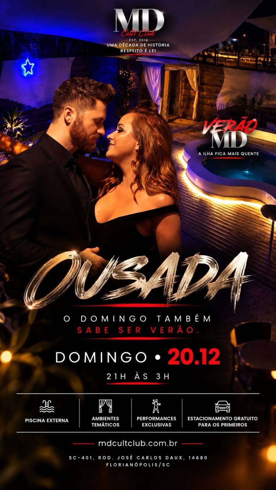 Cartaz do evento Domingo Ousada