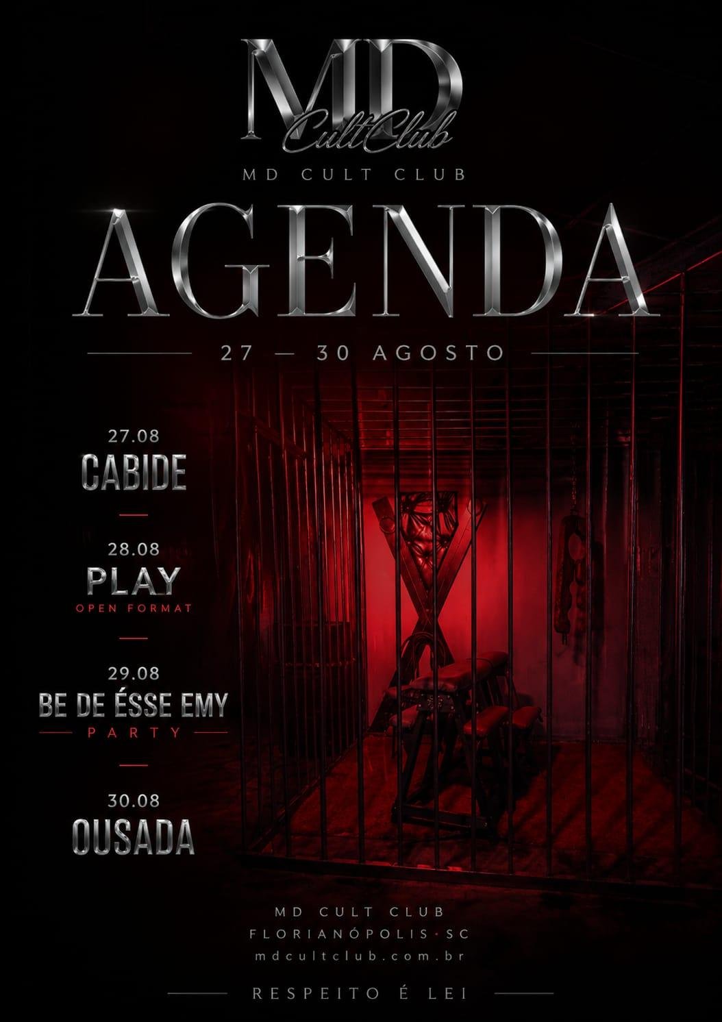 Agenda — Próxima semana na MD Cult Club